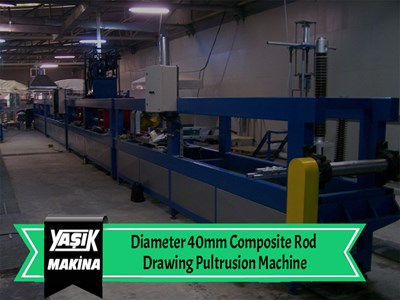 Diameter 40mm Composite Rod Drawing Pultrusion Machine