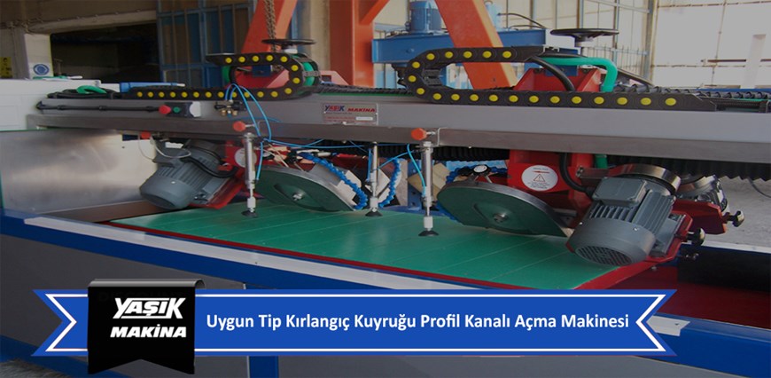 Uygun Tip Kırlangıç Kuyruğu Profil Kanalı Açma Makinesi